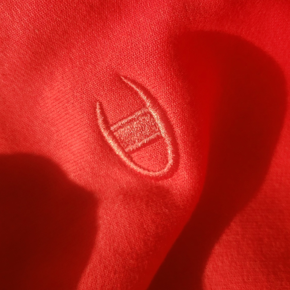 CHAMPION Men's Powerblend Fleece Hoodie, Size 3XL, Red, Originally $45.00 - Picture 3 of 6